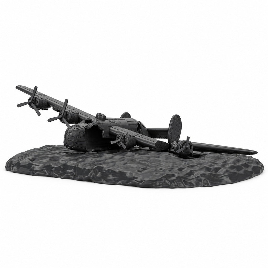 SSMODEL 1/72 1/144 Crashed Aircarft Consolidated B-24D Liberator Model RSS0057
