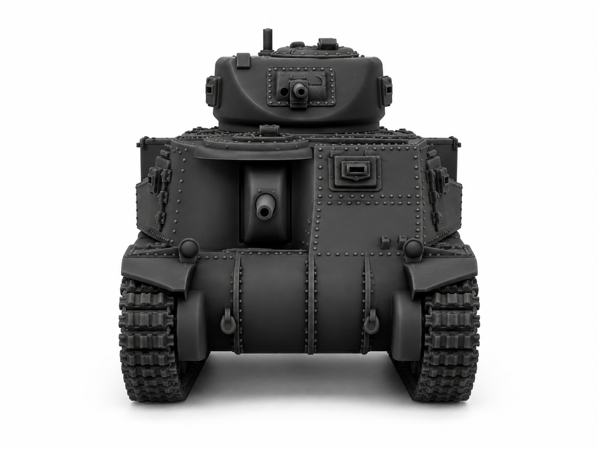 SSMODEL 1/72 1/144 Multi Scale M3 Grant Medium Tank UK WW2 Tank MODEL TSS1302 — detail view 3
