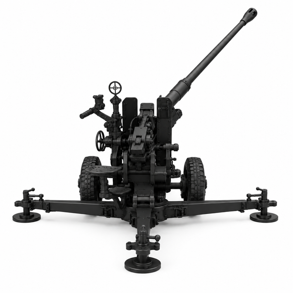 SSMODEL 1/72 1/144 AA-gun 2cm Flak30 on wheels on cross Gunner Resin KIT TSS1447