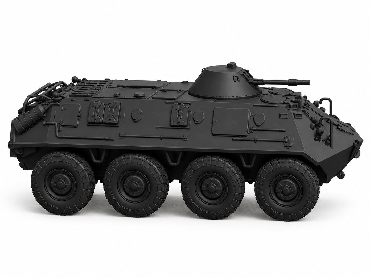 SSMODEL 1/72 1/144Multi Scale BTR-60PB Soviet coldwar APC tank Model Kit TSS0291 — detail view 5
