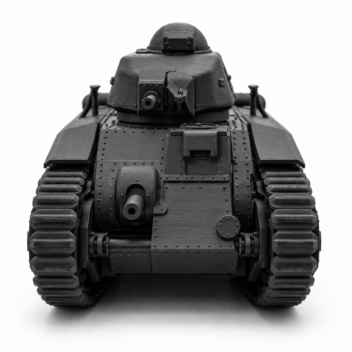 SSMODEL 1/72 1/144 WWII French Char B1 bis Heavy Tank Resin Model Kit TSS1248 — detail view 3