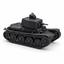 SSMODEL 1/32 1/35 1/48 1/64 LT vz.40 Light Tank Command & 37mm Model Kit TSS1285