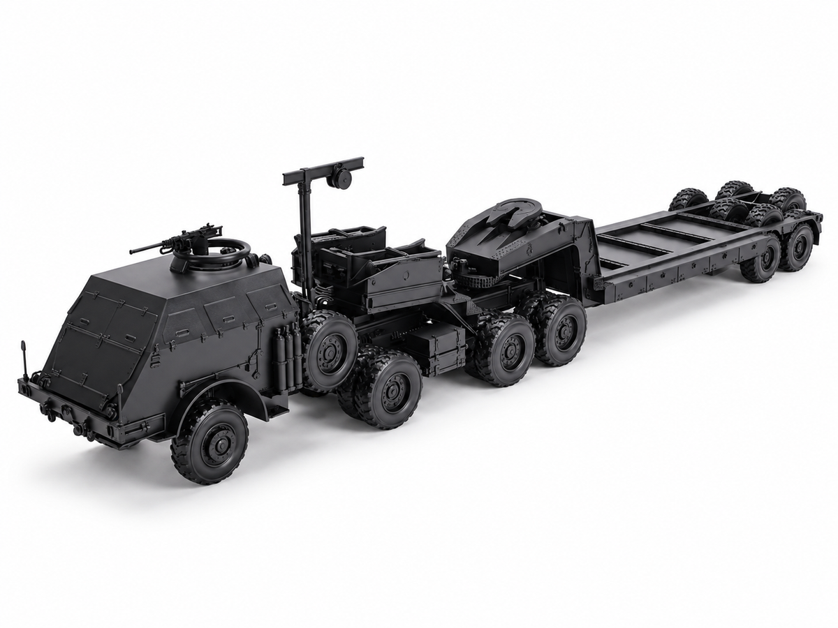 SSMODEL 1/32 1/35 1/48 1/64 M25 M26 Tank Transporter M15 Trailer Model TSS1299 — detail view 5
