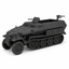 SSMODEL 1/72 1/144 Multi Scale Half-track Sd.Kfz.251/1 Ausf.A MODEL KIT TSS0937