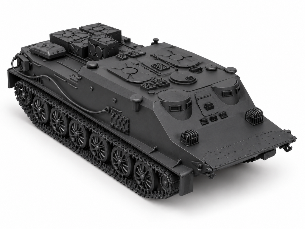 SSMODEL 1/72 1/144 BTR-50PU Soviet coldwar command vehicle Resin Model TSS0288