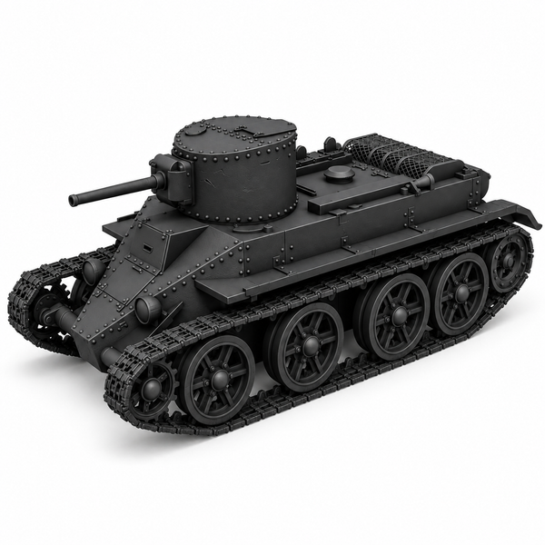 SSMODEL 1/72 1/144 Multi Scale BT-2 Tank Resin MODEL TSS0578