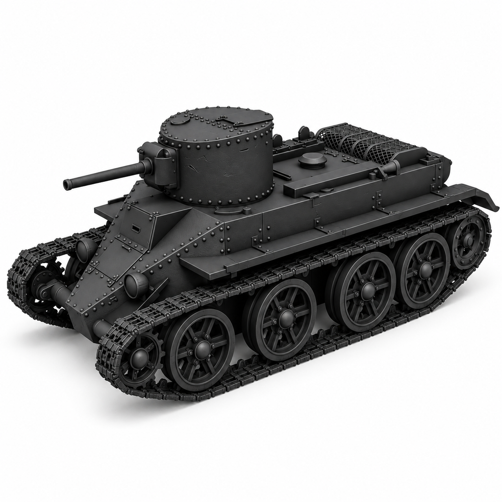 SSMODEL 1/72 1/144 Multi Scale BT-2 Tank Resin MODEL TSS0578