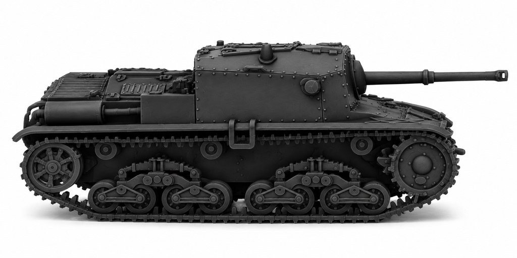 SSMODEL 1/72 1/144 Semovente M42M da 75/34 Italy  WW2 Tank MODEL kit TSS1344