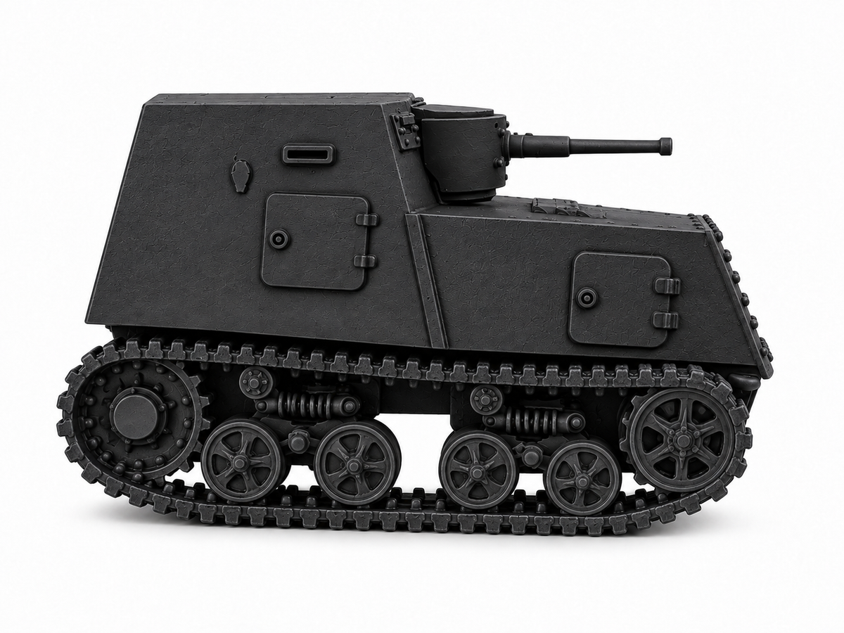 SSMODEL 1/72 1/144 Multi Scale Tractor tank KhTZ-16 USSR Tank MODEL kit TSS1389 — scale model kit