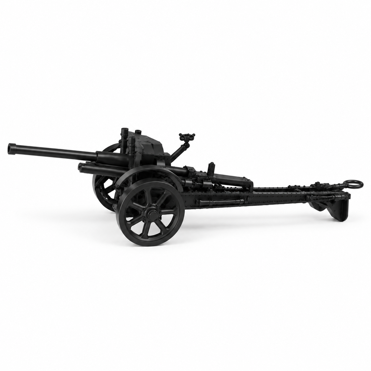 SSMODEL 1/72 1/144 Multi Scale Cannon IJA 150mm 89 Resin MODEL KIT TSS1416 — detail view 6