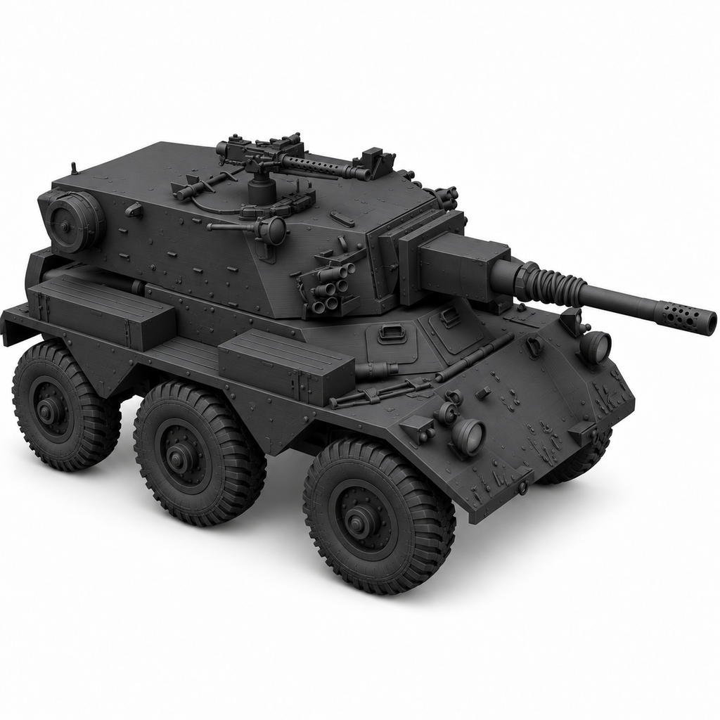 SSMODEL 1/72 1/144 Multi Scale Saladin UK Experimental AC Tank MODEL KIT TSS0247
