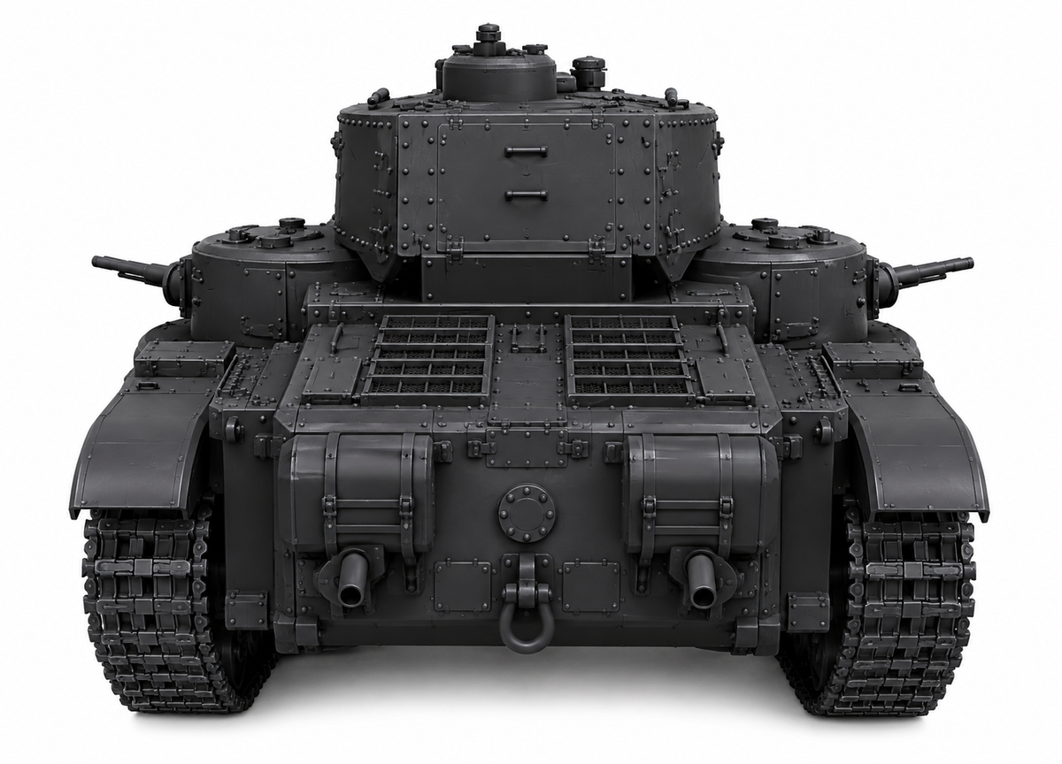SSMODEL 1/72 1/144 Multi Scale T-35-35-35 Tank Resin MODEL KIT TSS0517 — detail view 5