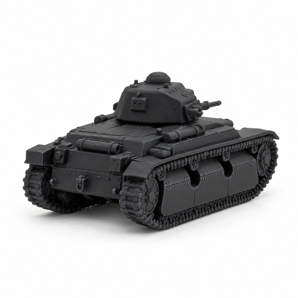 SSMODEL1/72 1/144 Multi-Scale R40 French Light Tank WWII Resin Model Kit TSS1293
