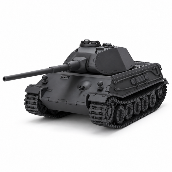 SSMODEL 1/72 1/144 Multi Scale Tiger II VK 45.02 P Tank Resin Model Kit TSS0912