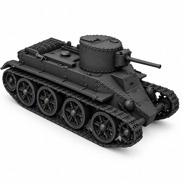 SSMODEL 1/72 1/144 Multi Scale BT-2 Tank Resin MODEL TSS0578