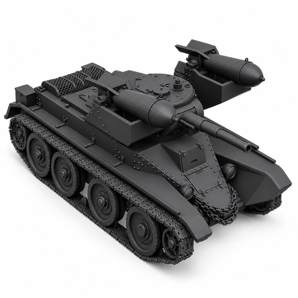 SSMODEL1/72 1/144 Multi Scale RBT-5 Tank Resin Model Kit TSS0573