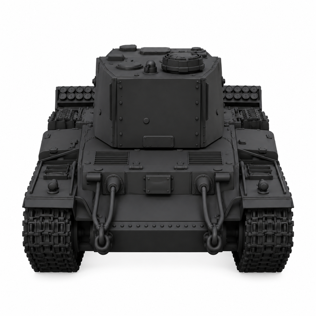 SSMODEL 1/72 1/144 Multi Scale Pz.Kpfw. KW II 754 r tank Resin Model Kit TSS0179