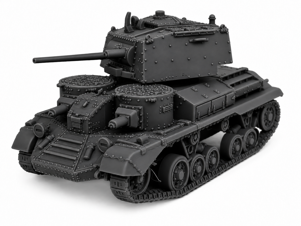 SSMODEL 1/72 1/144 Multi Scale Cruiser A9 Mk.I UK WW2 Tank MODEL kit TSS1375