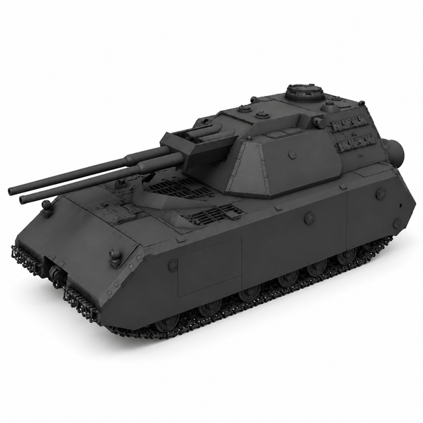 SSMODEL 1/72 1/144 Multi Scale Flakpanzer Maus German heavy AA-gun MODEL TSS0329