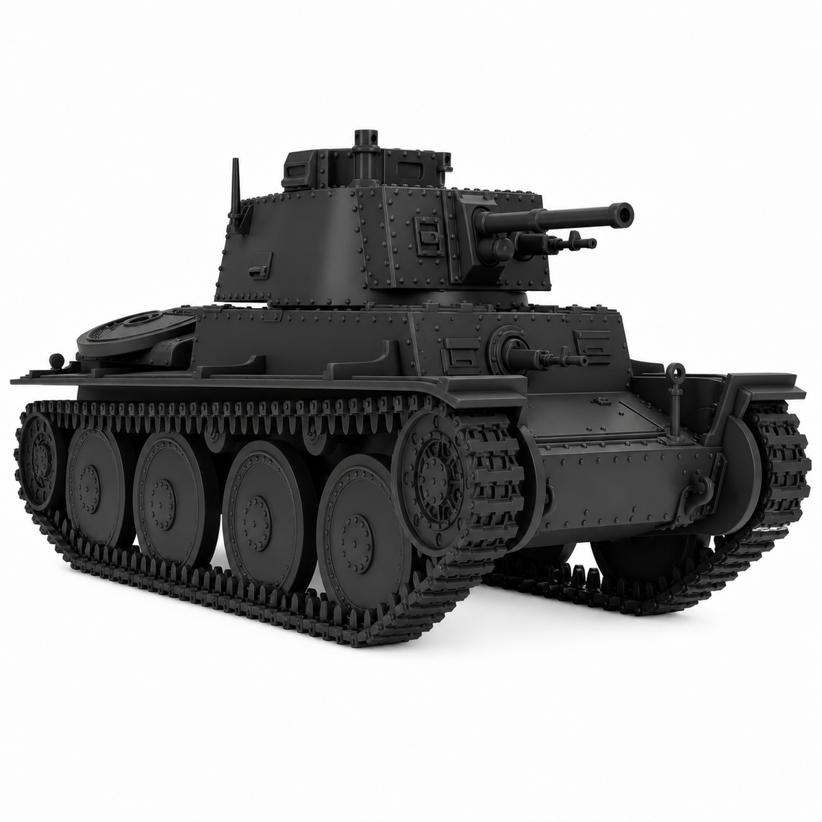 SSMODEL 1/72 1/144 Multi Scale Stridsvagn m/41 Light Sweden Tank MODEL TSS1350 — detail view 4