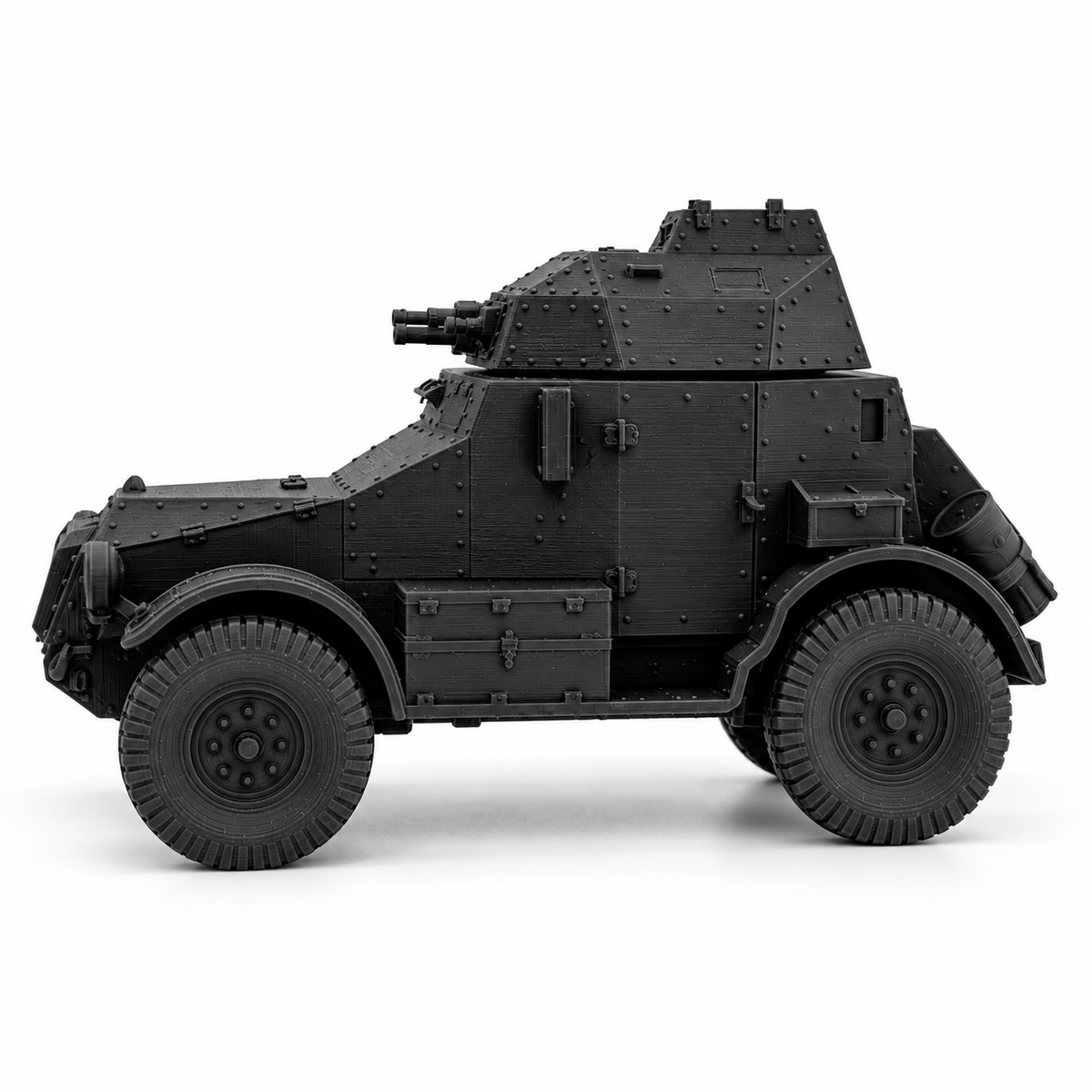 SSMODEL 1/72 1/144 Multi-Scale WWII French 165 Armored Car Resin Model TSS1219 — detail view 3