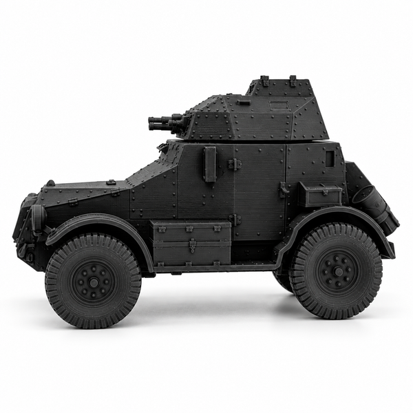 SSMODEL 1/72 1/144 Multi-Scale WWII French 165 Armored Car Resin Model TSS1219