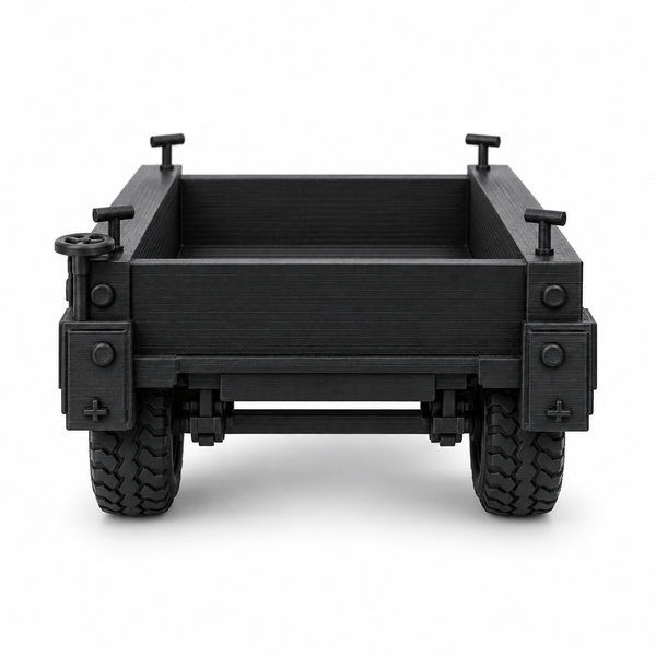 SSMODEL 1/72 1/144 WW2 M7 Trailer Tandem Axle 2-Ton 4-Wheel Resin Model TSS1082