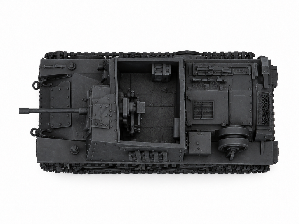 SSMODEL 1/72 1/144  Semovente L40 da 47/32 Italy SPG Tank MODEL kit TSS1343