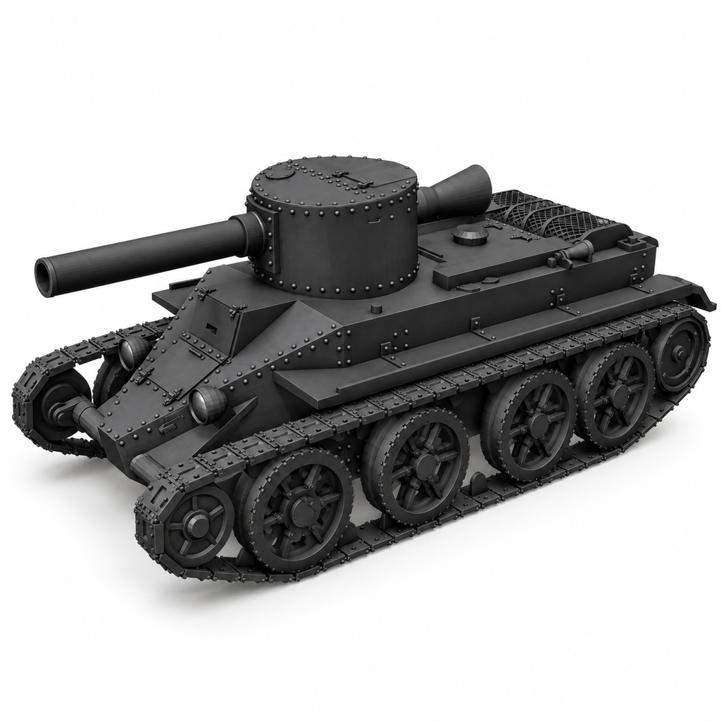 SSMODEL1/72 1/144 Multi Scale BT-2-203 Tank Resin Model Kit TSS0579