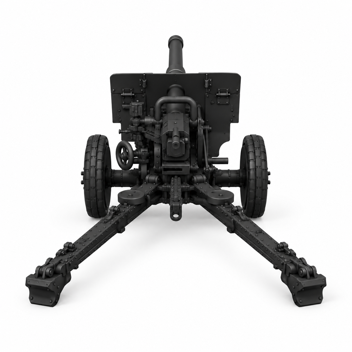 SSMODEL 1/72 1/144 Multi Scale Anti-tank FRC 47mm 1931 Resin MODEL KIT TSS1457 — detail view 3