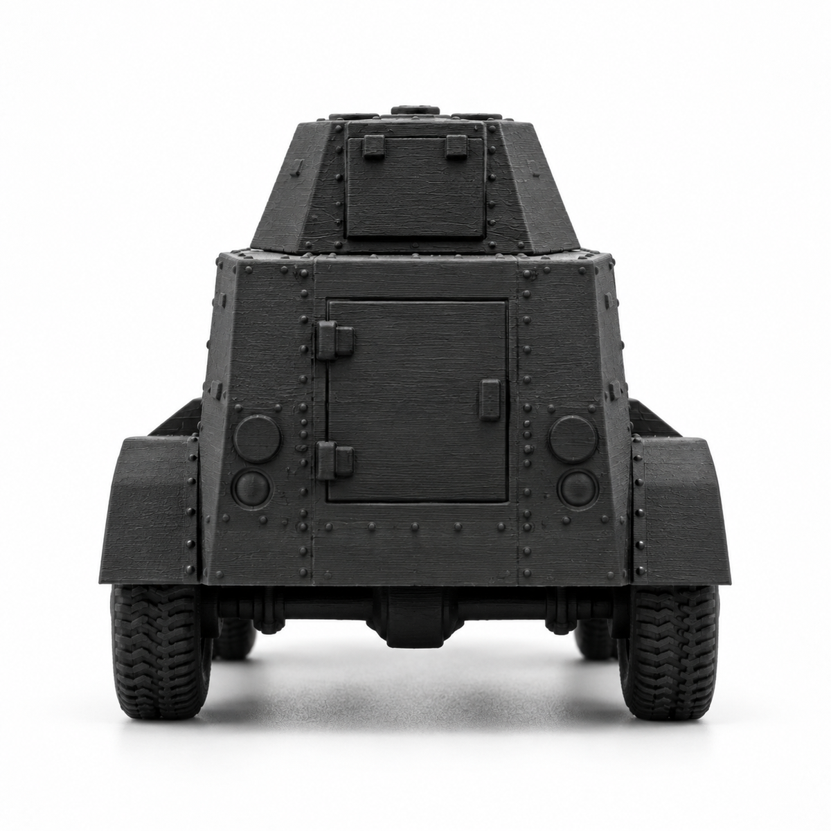 SSMODEL 1/72 1/144 WWII French CDM Armored Car Resin Model Kit TSS1212 — detail view 7