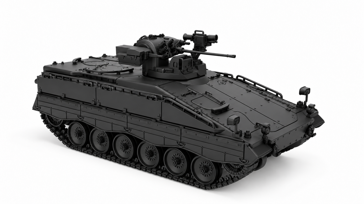 SSMODEL 1/72 1/144 Multi Scale Marder 1A3 Germany Cold war Tank MODEL TSS0674 — detail view 2