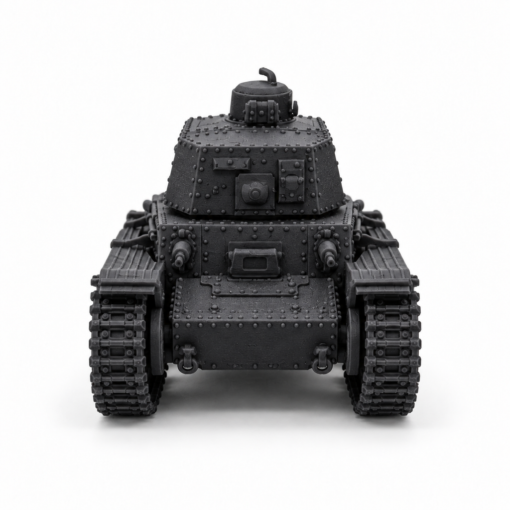 SSMODEL 1/72 1/144 Multi-Scale LT vz.40 Light Tank Command & 37mm Model TSS1285