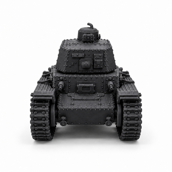 SSMODEL 1/72 1/144 Multi-Scale LT vz.40 Light Tank Command & 37mm Model TSS1285