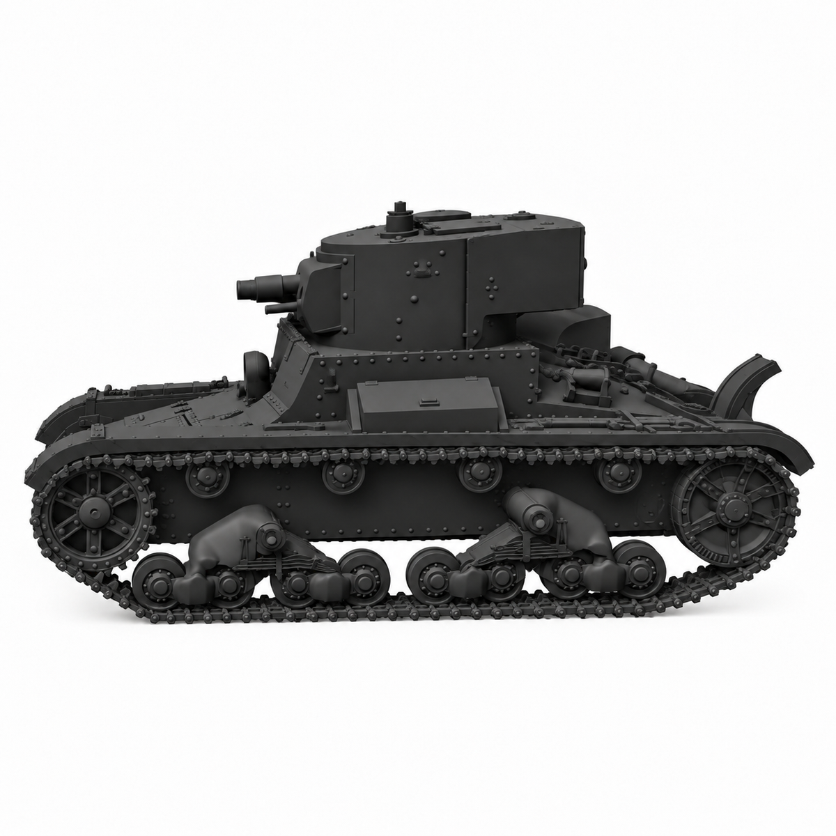 SSMODEL 1/72 1/144 Multi Scale KhT-130 OT-130 tank Resin Model Kit TSS0085 — detail view 3
