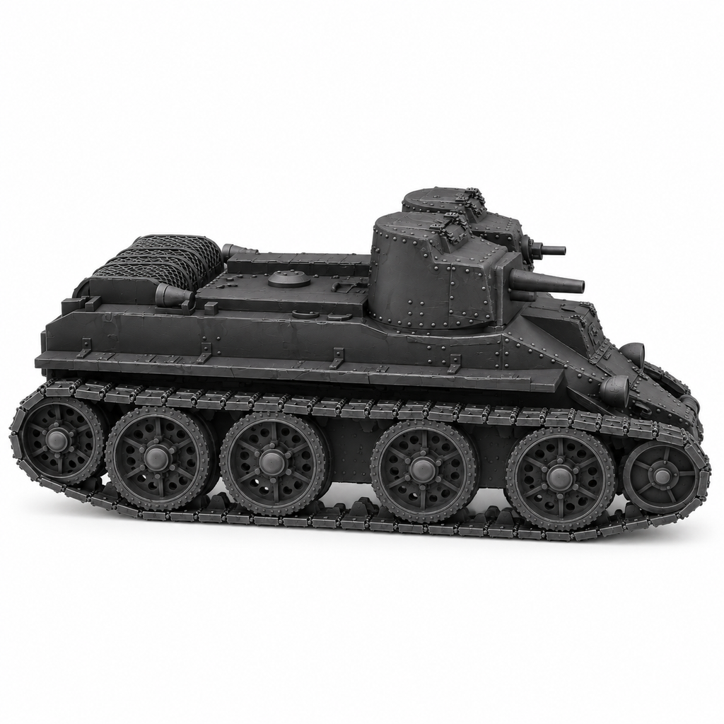 SSMODEL 1/72 1/144 Multi Scale BT4 Soviet fictional light tank Model Kit TSS0160