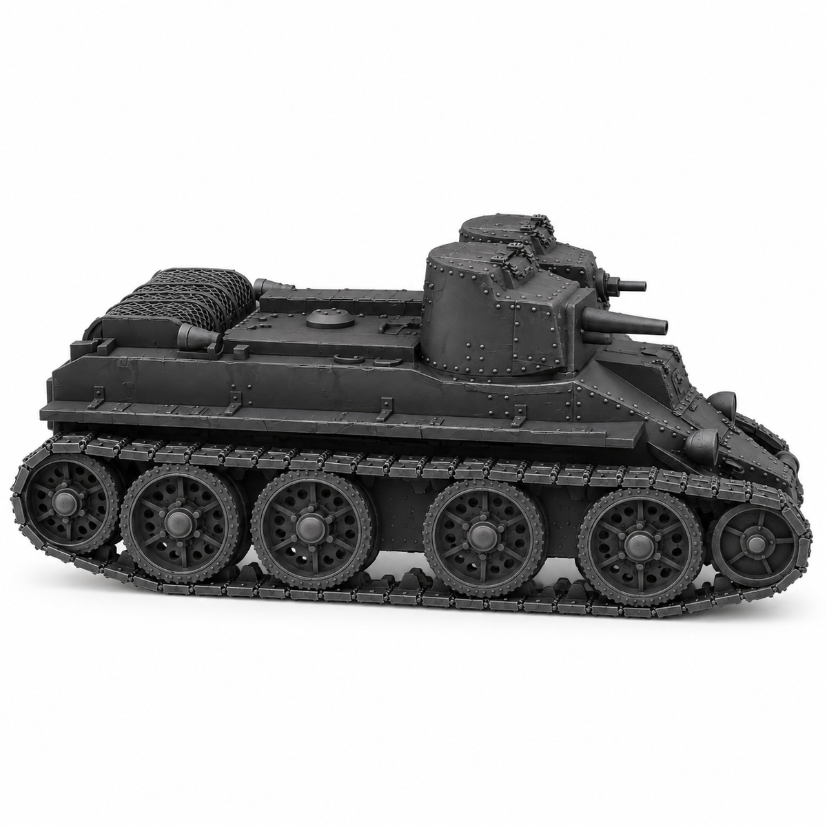 SSMODEL 1/72 1/144 Multi Scale BT4 Soviet fictional light tank Model Kit TSS0160 — detail view 2