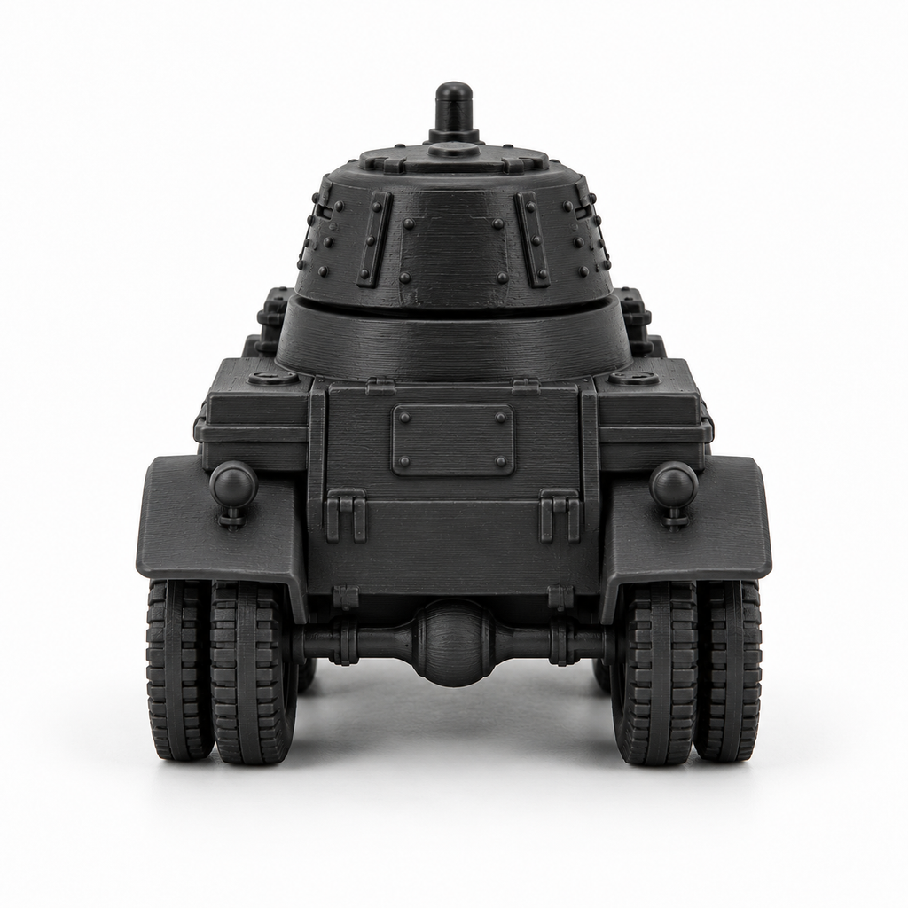 SSMODEL 1/72 1/144 WWII Soviet BA-10 Armored Car 45mm Resin Model Kit TSS1211