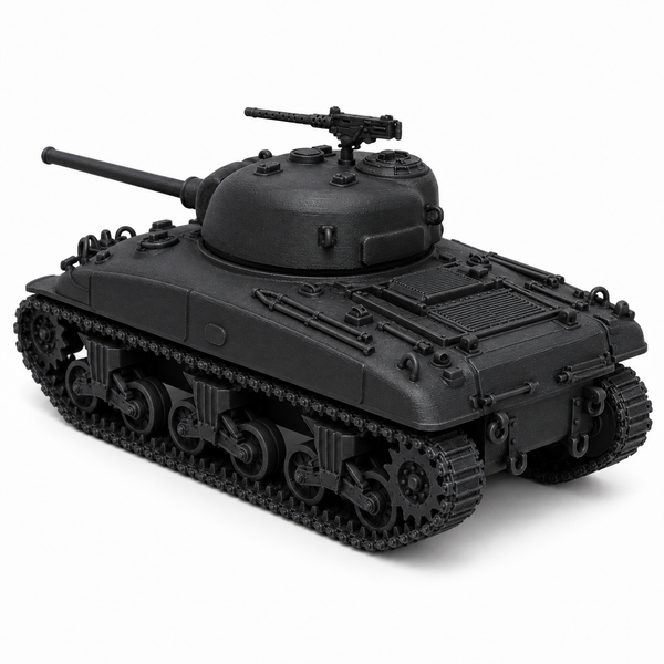 SSMODEL1/72 1/144 Multi-Scale M4A1 Sherman Late US Medium Tank MODEL KIT TSS0203