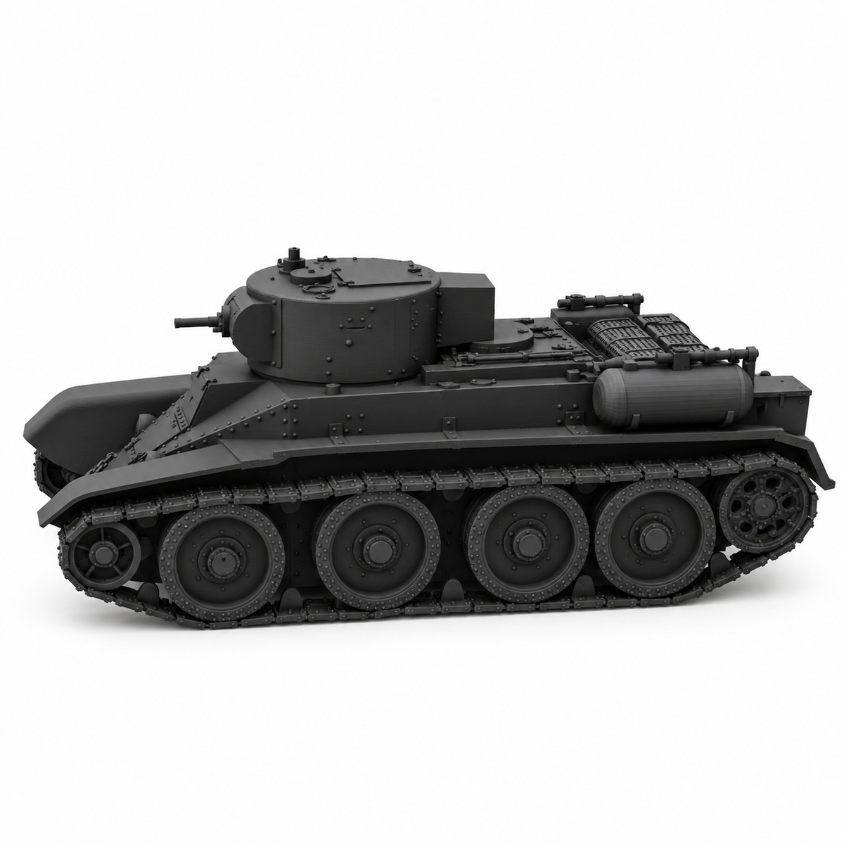 SSMODEL 1/72 1/144 Multi Scale KhBT-5 Soviet chemical tank Resin Model TSS0150 — detail view 3