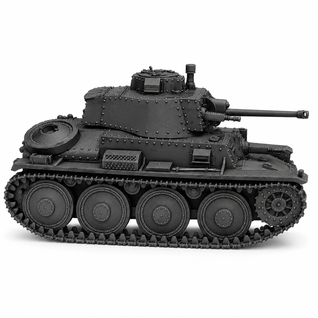 SSMODEL 1/72 1/144 Multi Scale Panzerkampfwagen 38t tank Resin Model Kit TSS0189