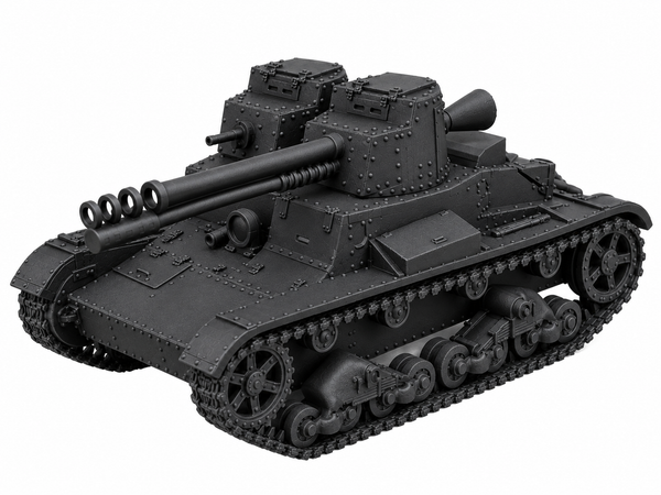SSMODEL 1/72 1/144 Multi Scale T-26 mod1931 recoilless cannon tank Model TSS0078