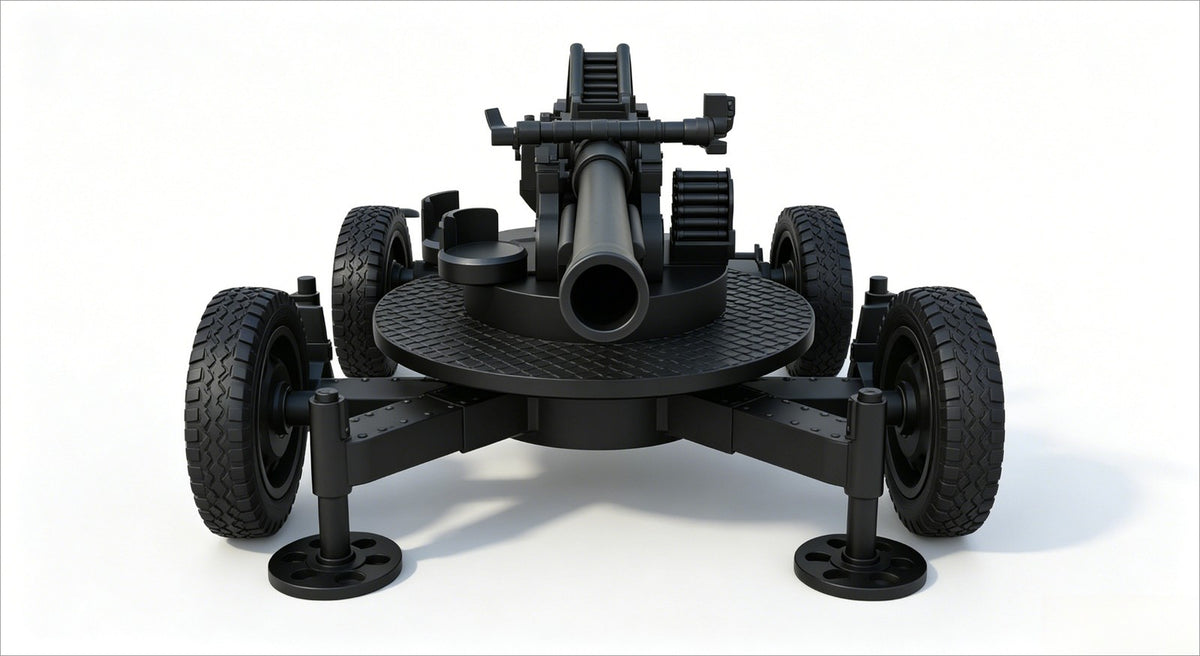 SSMODEL 1/72 1/144Multi Scale Hungarian Bofors 40mm tank Resin Model Kit TSS0263 — detail view 2