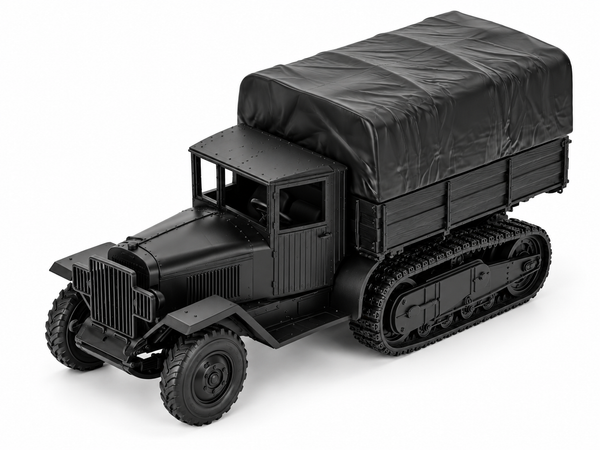 SSMODEL 1/72 1/144 Multi-Scale ZIS-42 Soviet WWII Half-Track Truck Model TSS1585