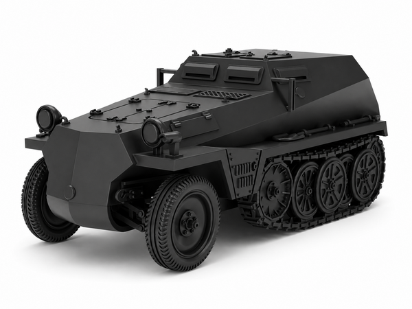 SSMODEL 1/72 1/144 Sd.Kfz.252 Leichte Gepanzerte Trailer Resin MODEL kit TSS1102