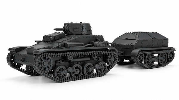 SSMODEL 1/72 1/144 Multi Scale Type 94 (early) Trailer Tank MODEL TSS1385