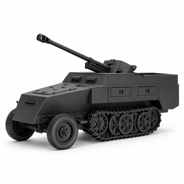 SSMODEL 1/72 1/144 Multi Scale Sd.Kfz.250 with 5cm PaK38 Resin Model Kit TSS0932