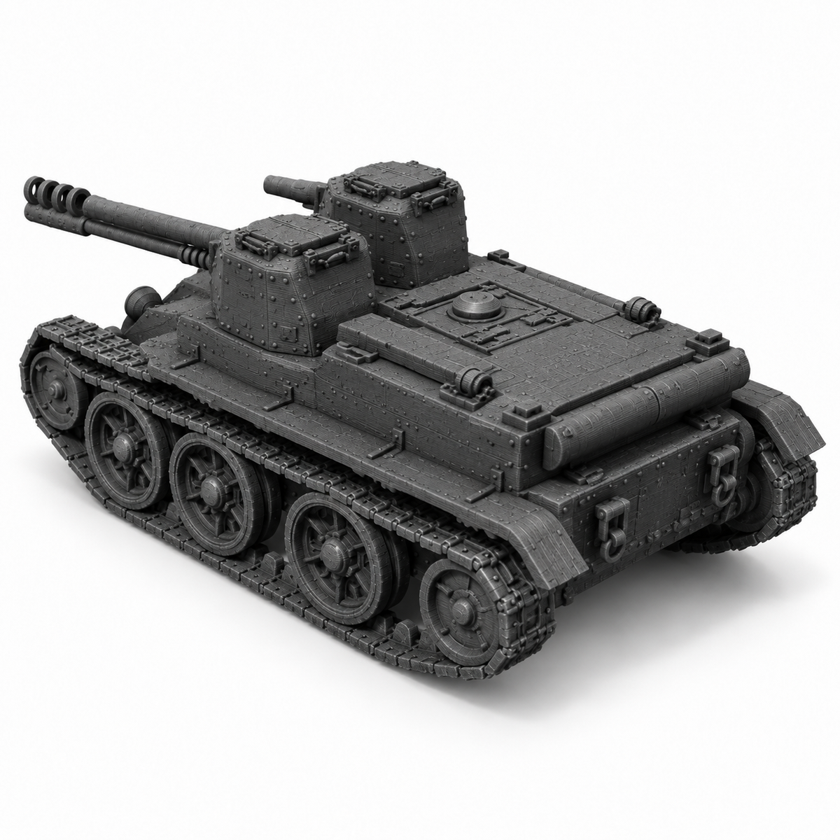 SSMODEL 1/72 1/144 Multi Scale BT-4-76 Soviet Fictional Tank MODEL kit TSS0488 — detail view 4