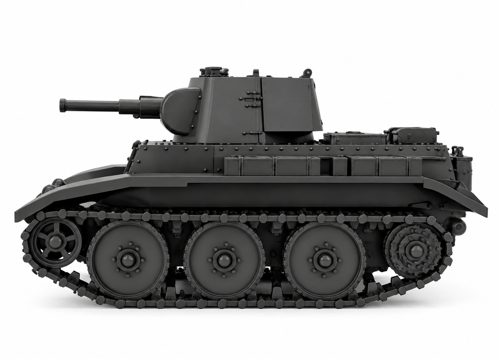 SSMODEL 1/72 1/144 BT-7 BT-7A Howitzer Version Cavalry Tank Resin MODEL TSS1473