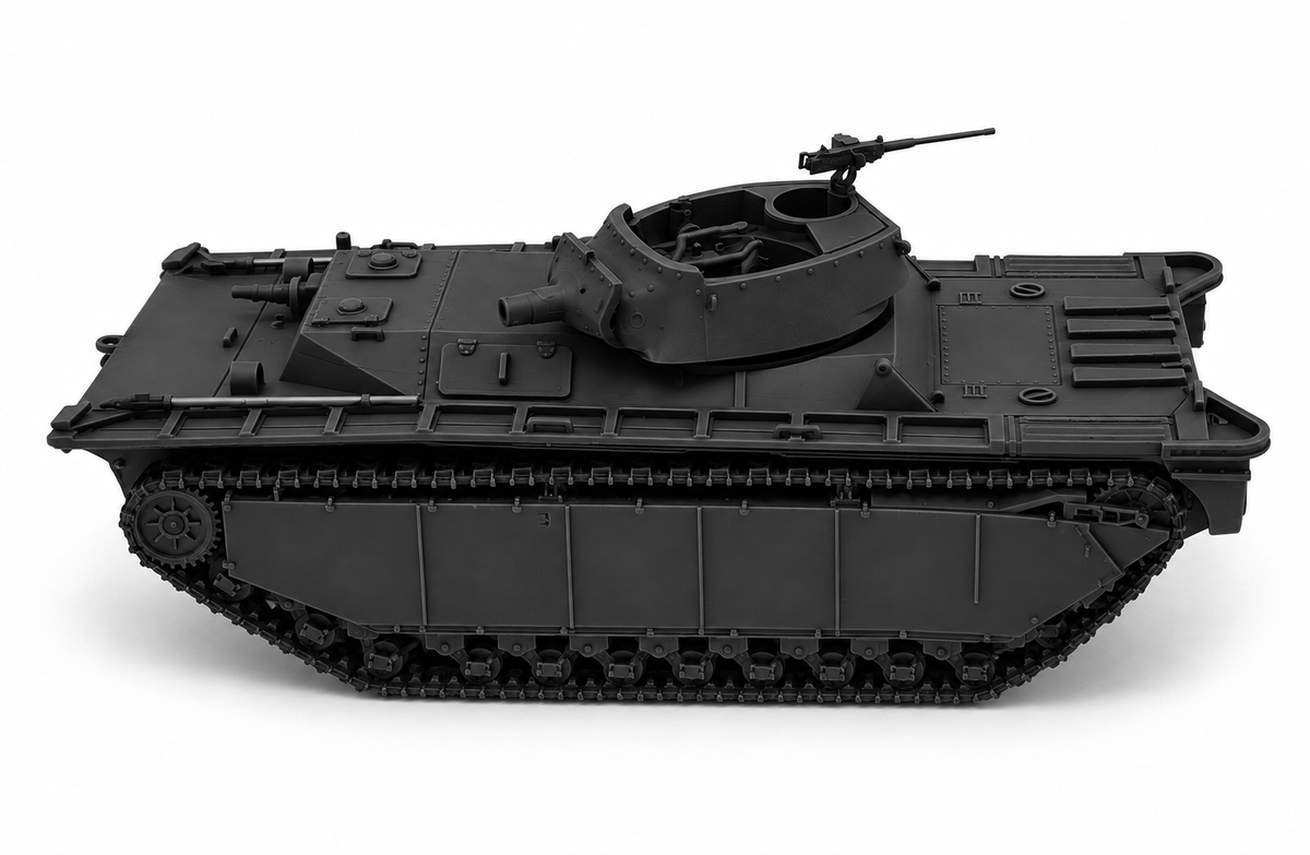SSMODEL 1/72 1/144 Multi Scale LVT(A)-4 US Marines USTank MODEL kit TSS0665 — detail view 3
